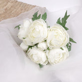 8 Heads Peony Bouquet 30cmH